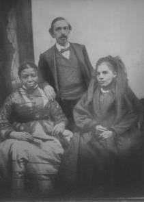 Peter Hudlin, wife and mother