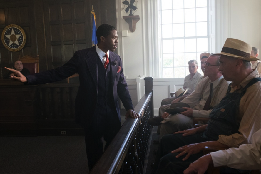 Chadwick Boseman in "Marshall"